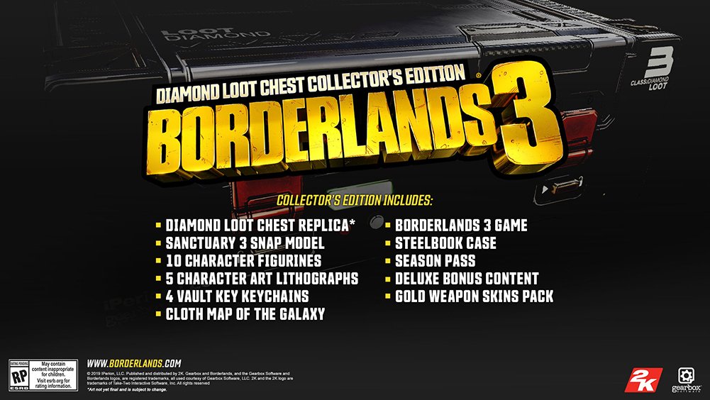 borderlands 3 leaked diamond loot chest collectors 1