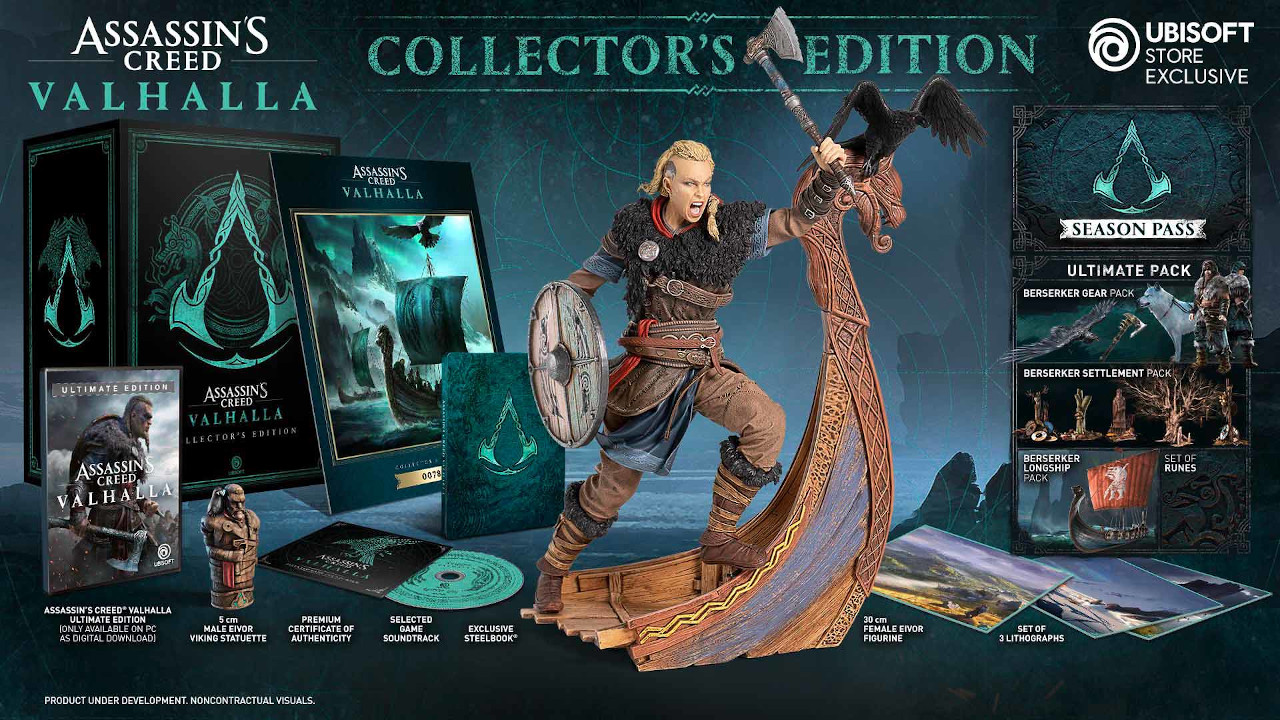 assassins creed valhalla collectors edition