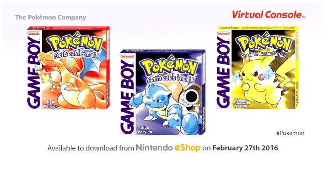 classic pokemon virtual console 1