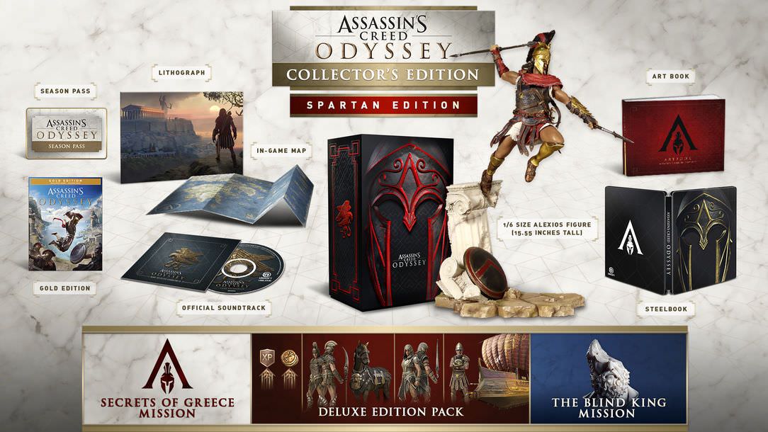 assassins creed odyssey spartan edition