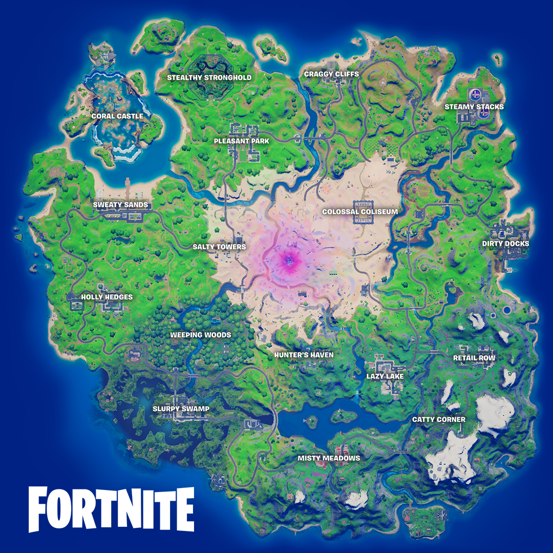 fortnite new map