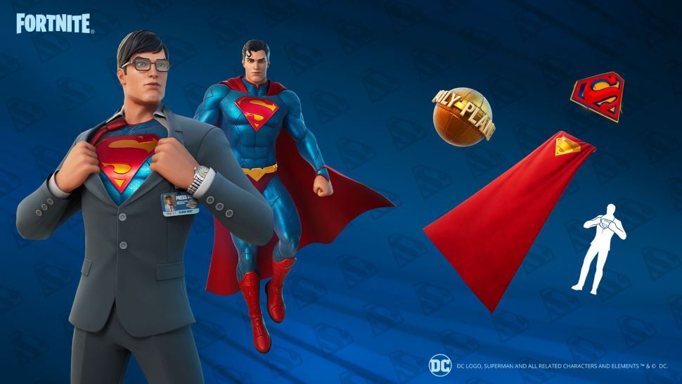 fortnite superman cosmetics