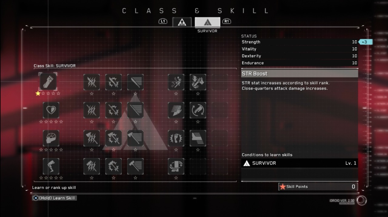 metal gear survive classes skills