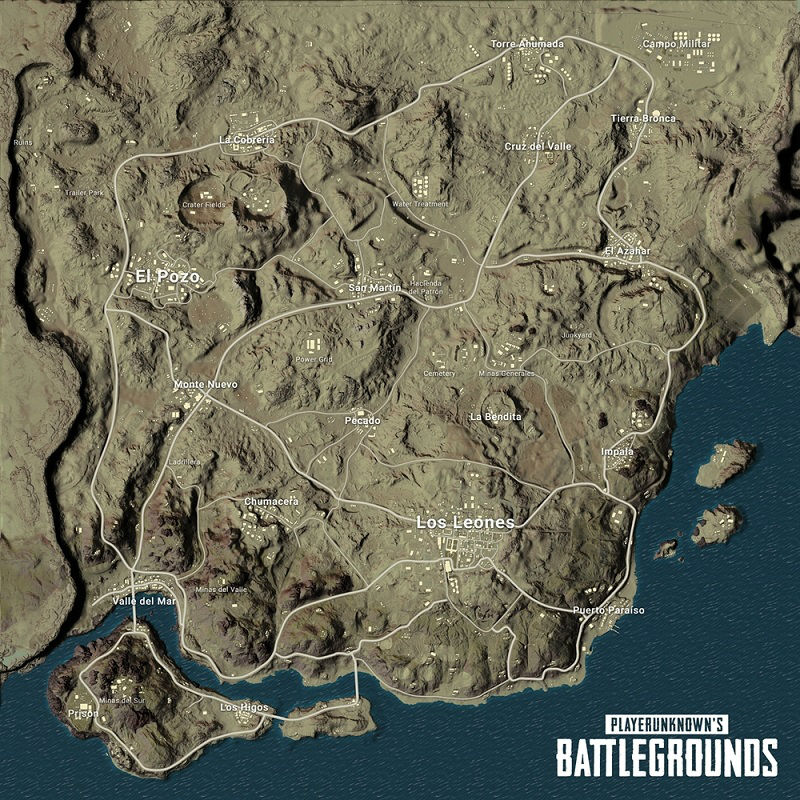 pubg miramar map