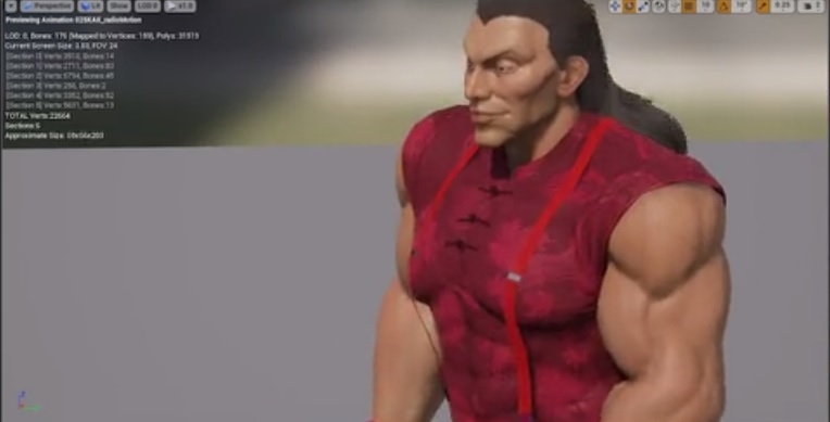 shenmue 3 character big hair suspenders