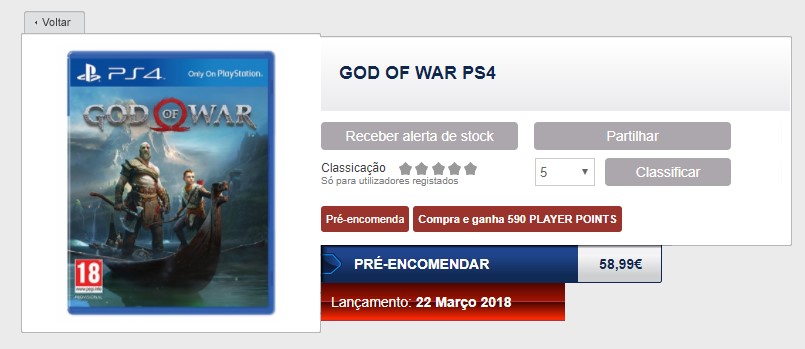 god of war realease date portugal