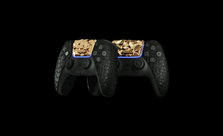 caviar golden rock ps5 dualsense