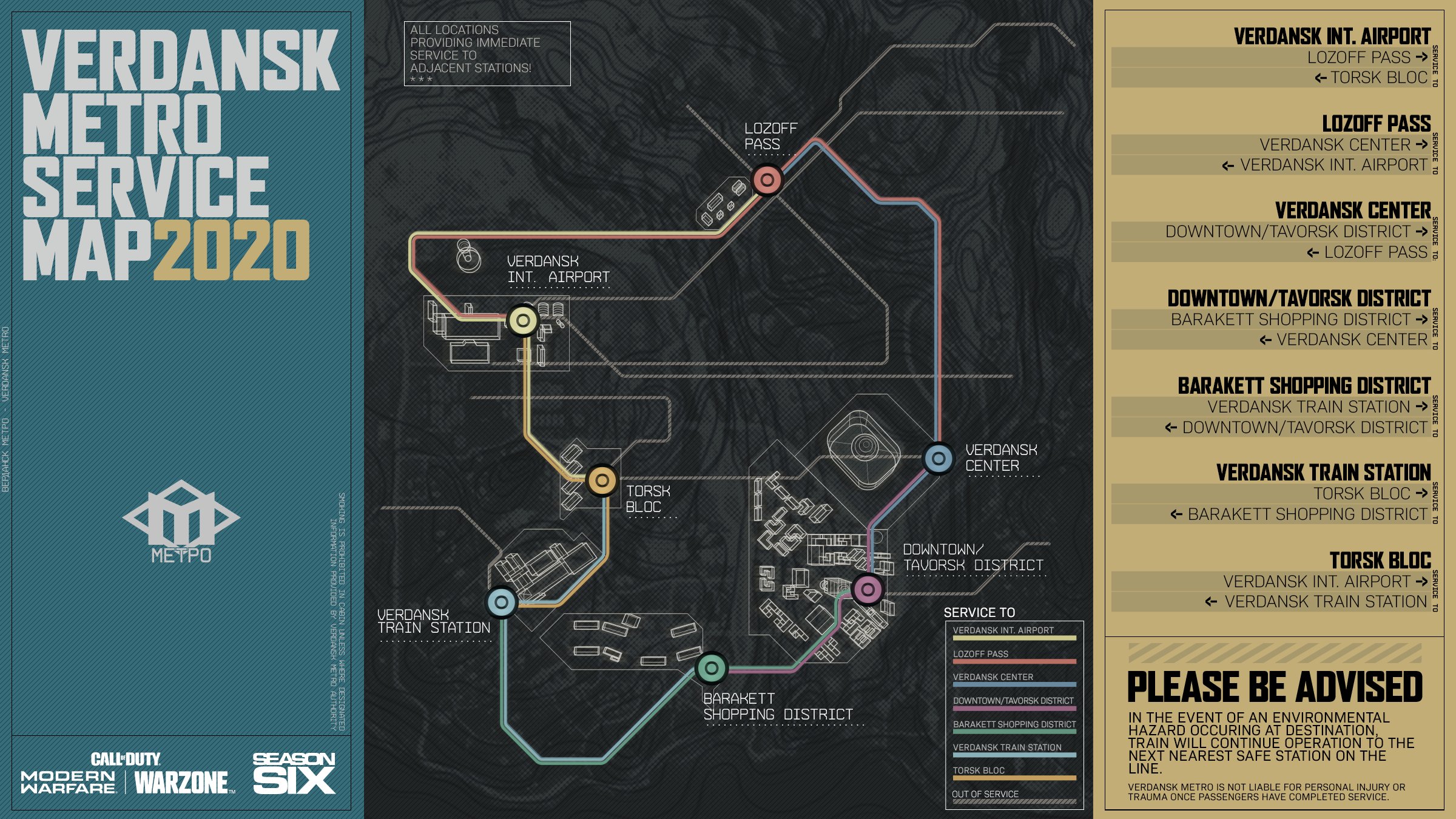 call of duty season 6 verdansk metro map 2020