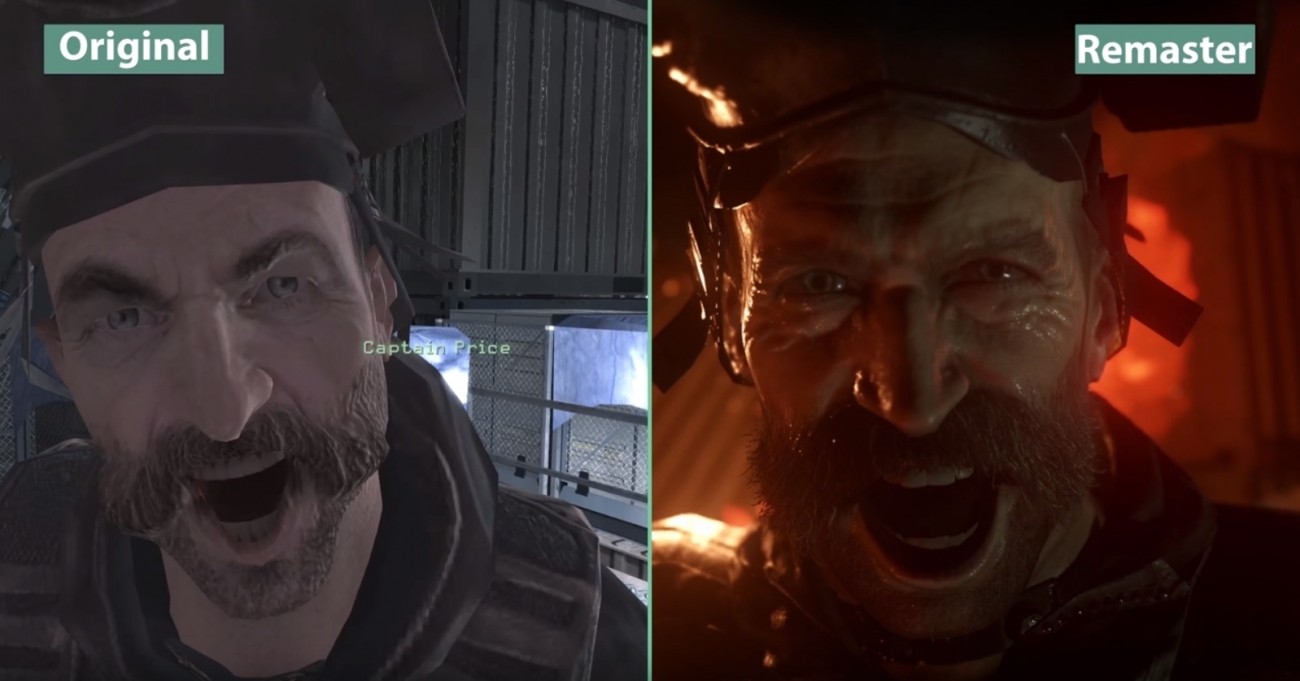 call off duty remake comparison