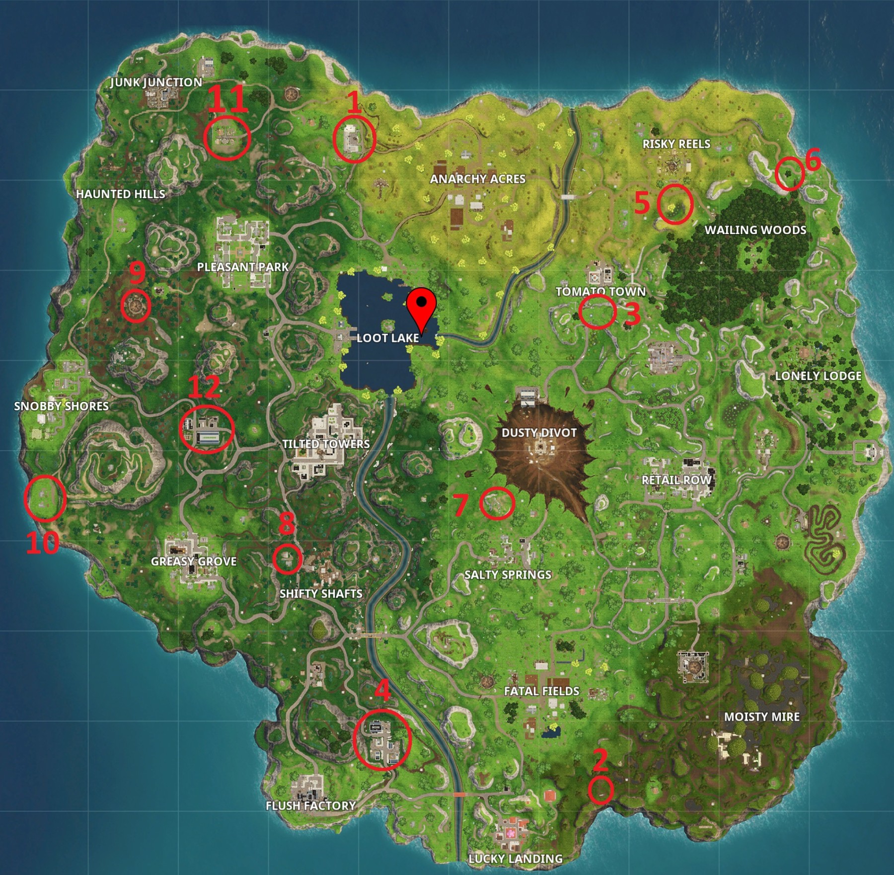 fortnite best places for loot season 4B