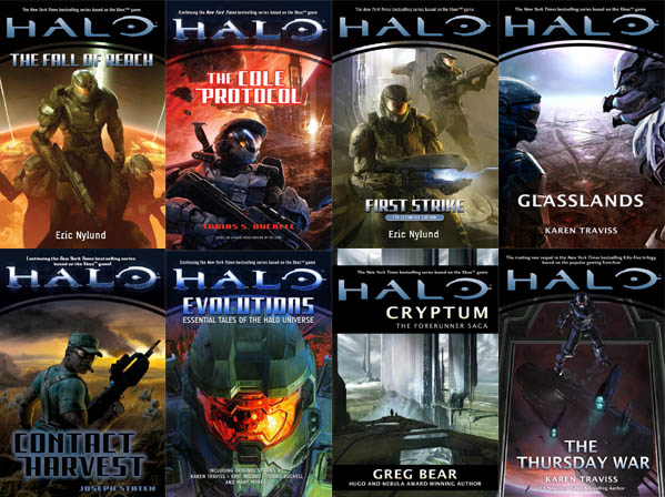 halo books and novels banner