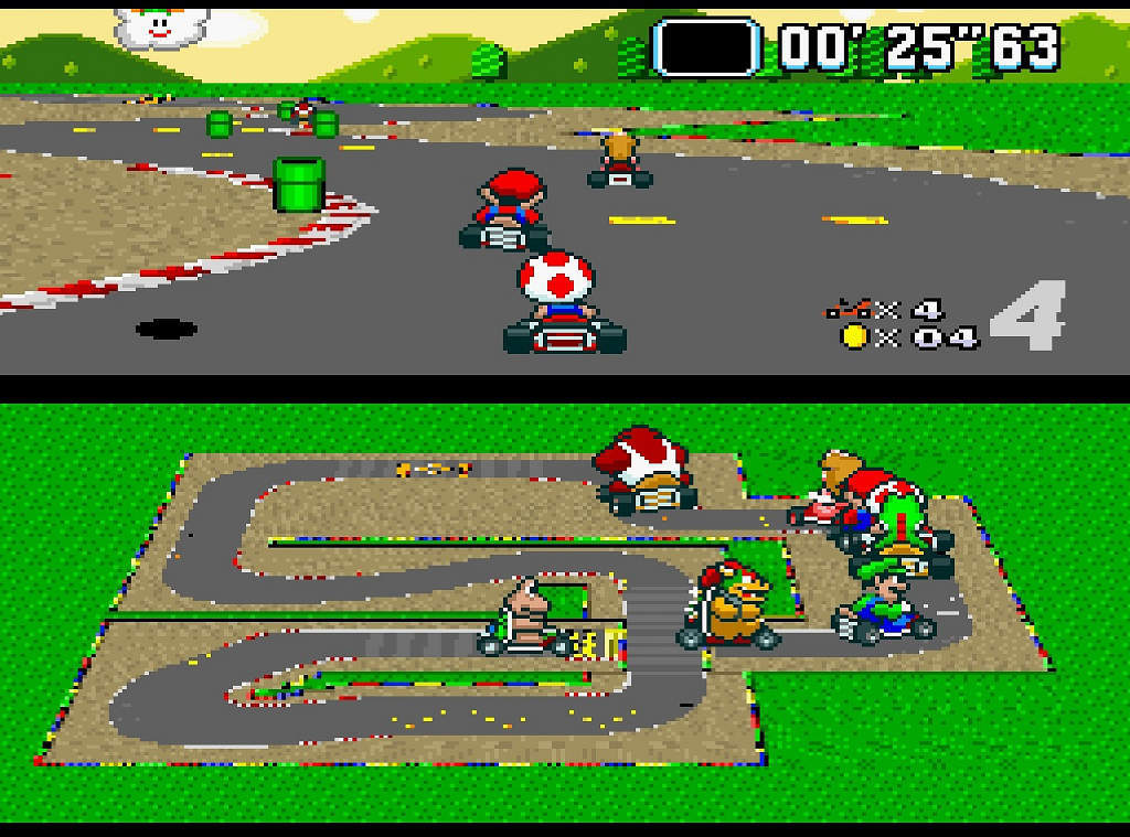 snes10 super mario kart