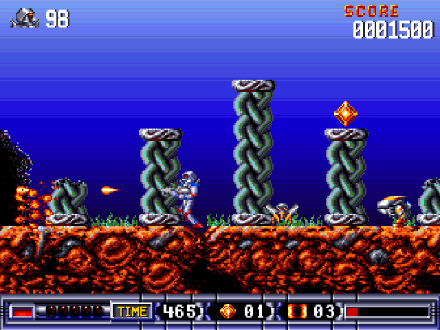 turrican arcade