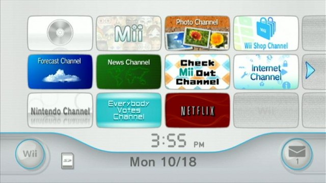 wii menu netflix channel