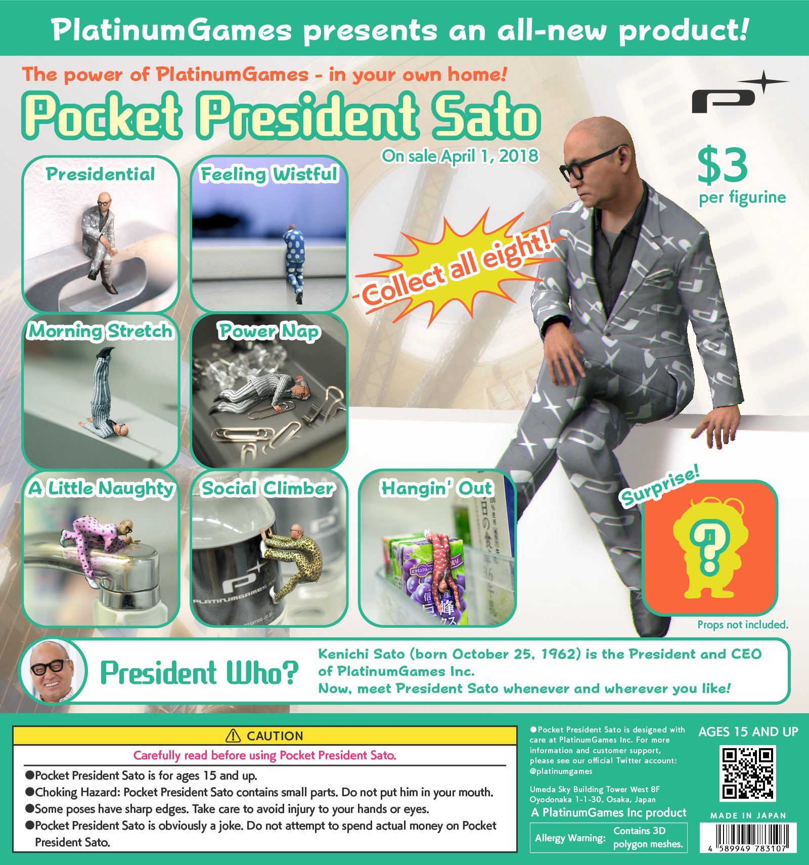 Platinum Games Pocket Size President