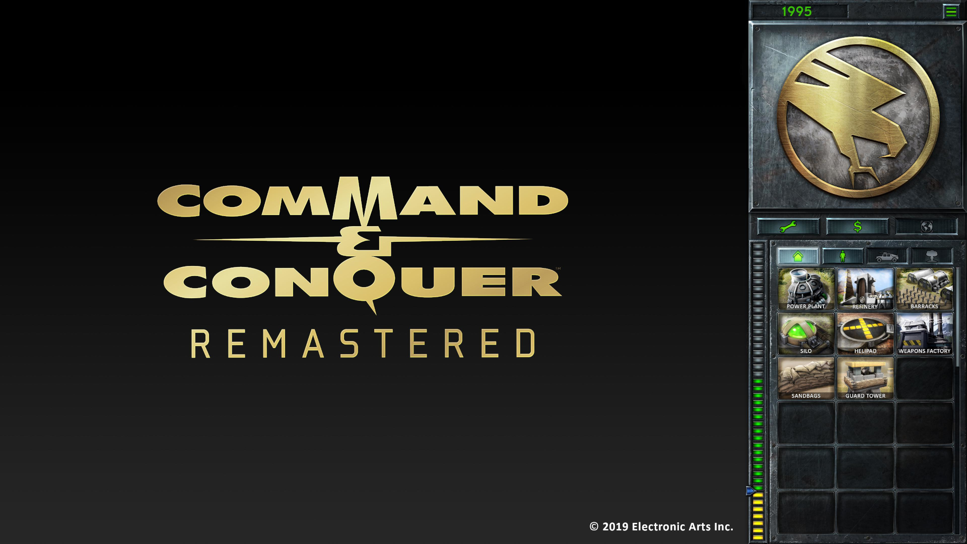 command and conquered remastered user interface