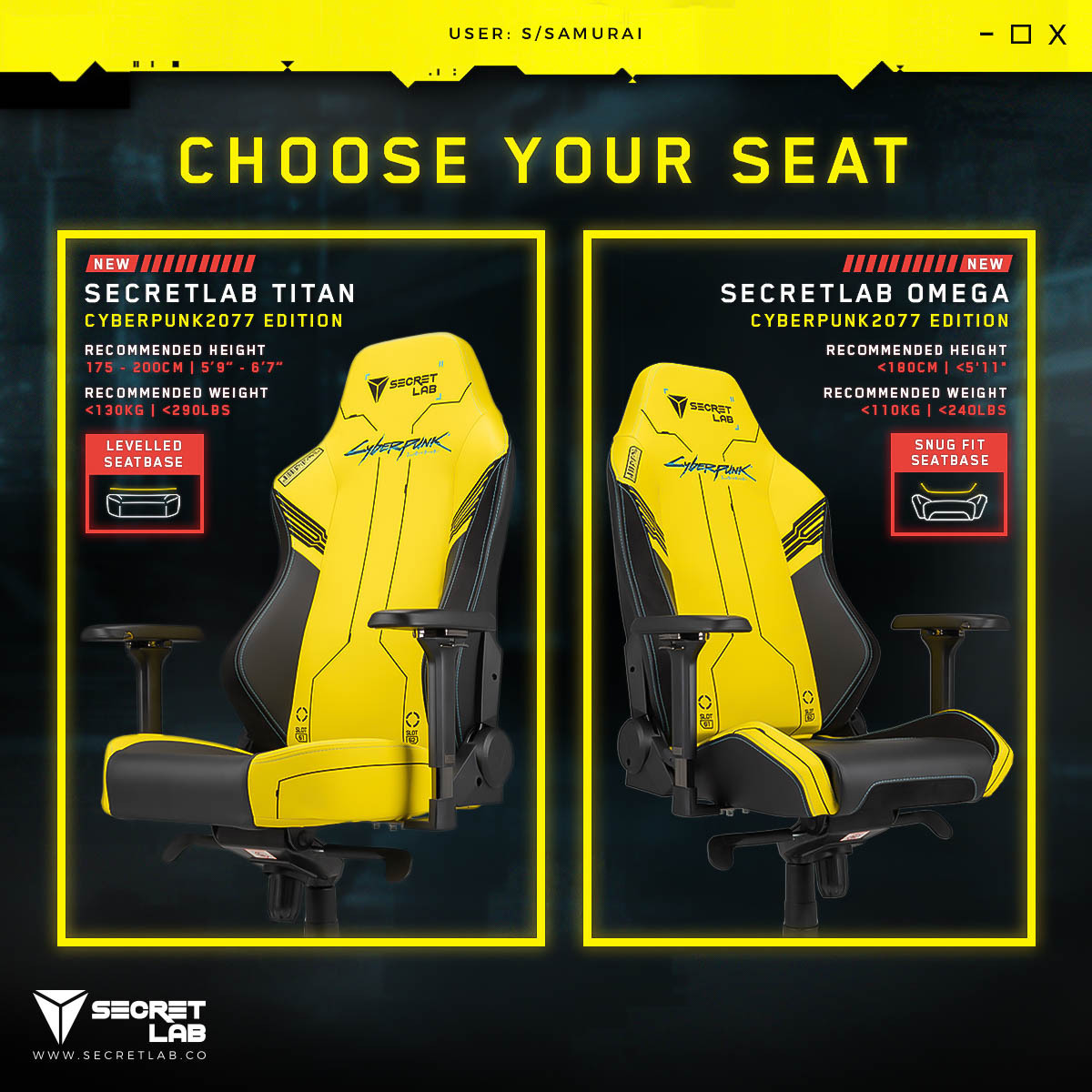 cyberpunk 2077 gaming chairs big