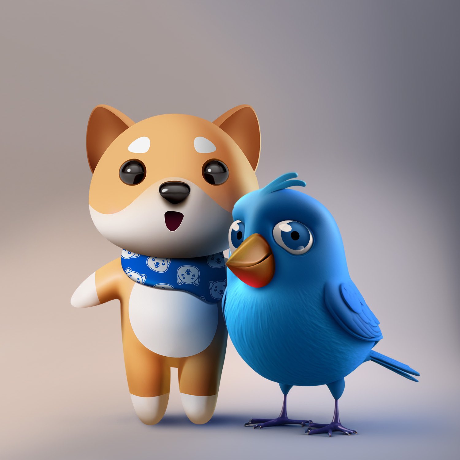 doge meme twitter blue bird