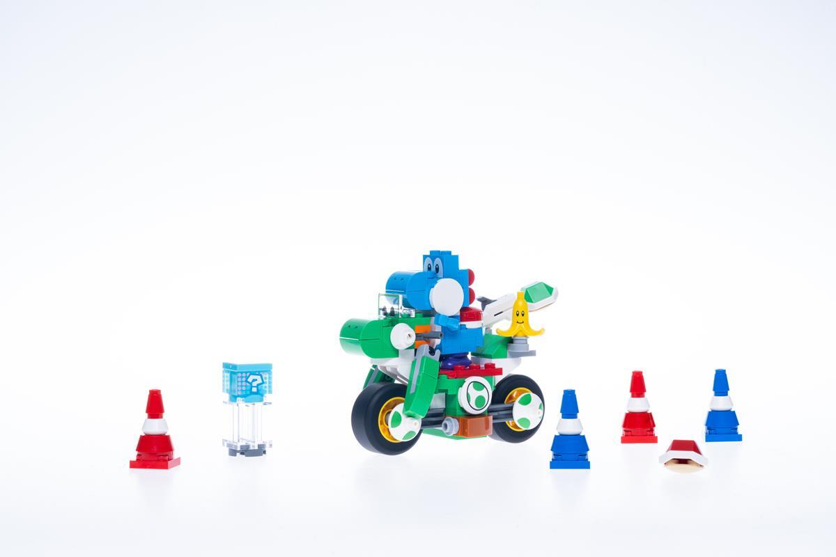 lego mario kart yoshi bike