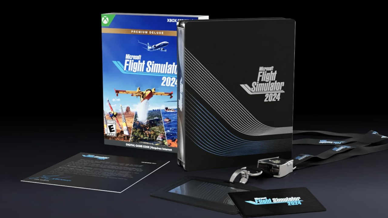 microsoft flight simulator 2024 premium deluxe steelbook edition