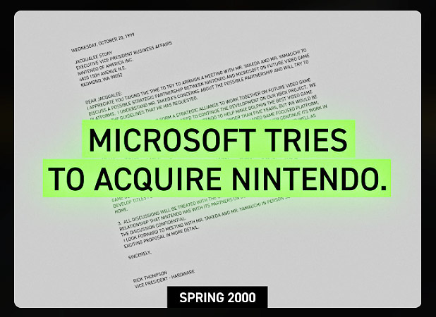 microsoft tried to buy nintendo