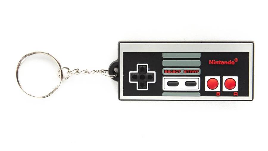 nintendo nes controller key chain