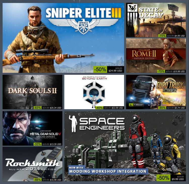 steam holiday sale 2014 day one featured