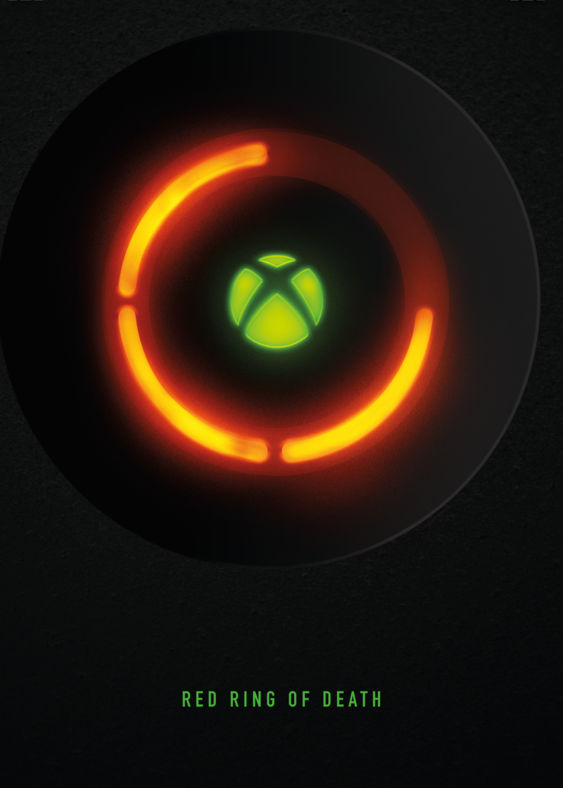 xbox red ring of death poster