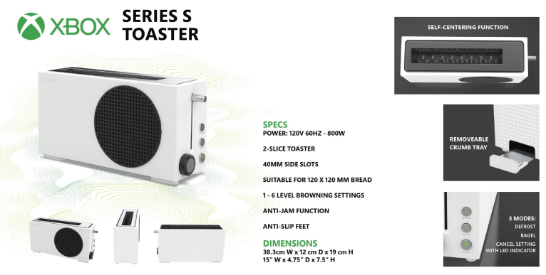 xbox series s toaster big