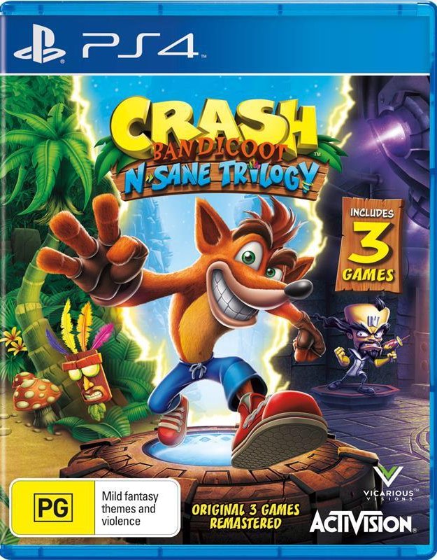 crash bandicoot ps4 box