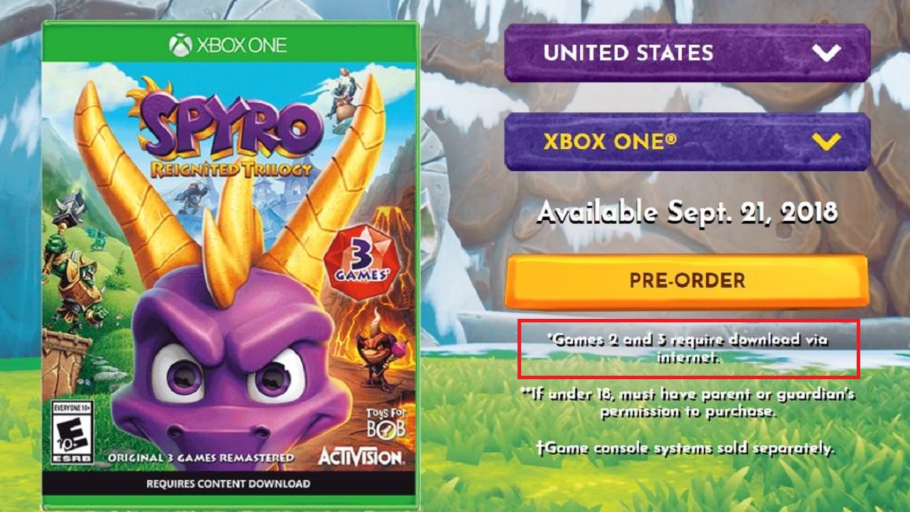 spyro reignited trilogy download required 1