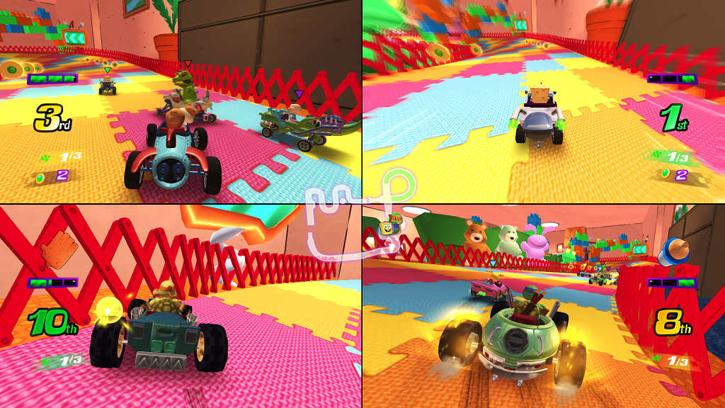 nickelodeon kart racers racing 2