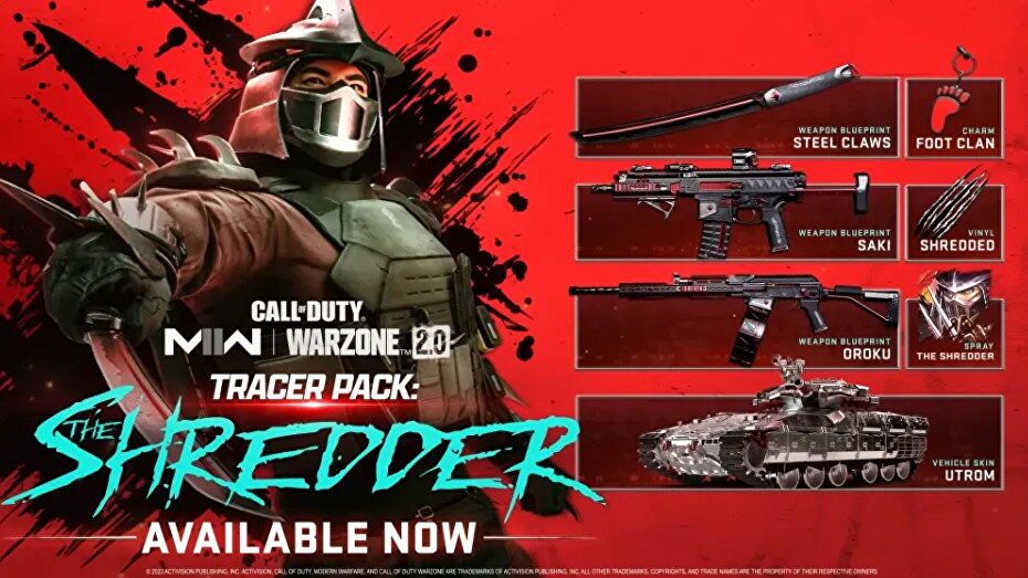 shredder tracer pack