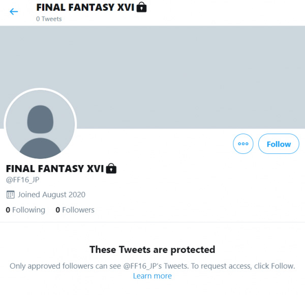 final fantasy 16 twitter account