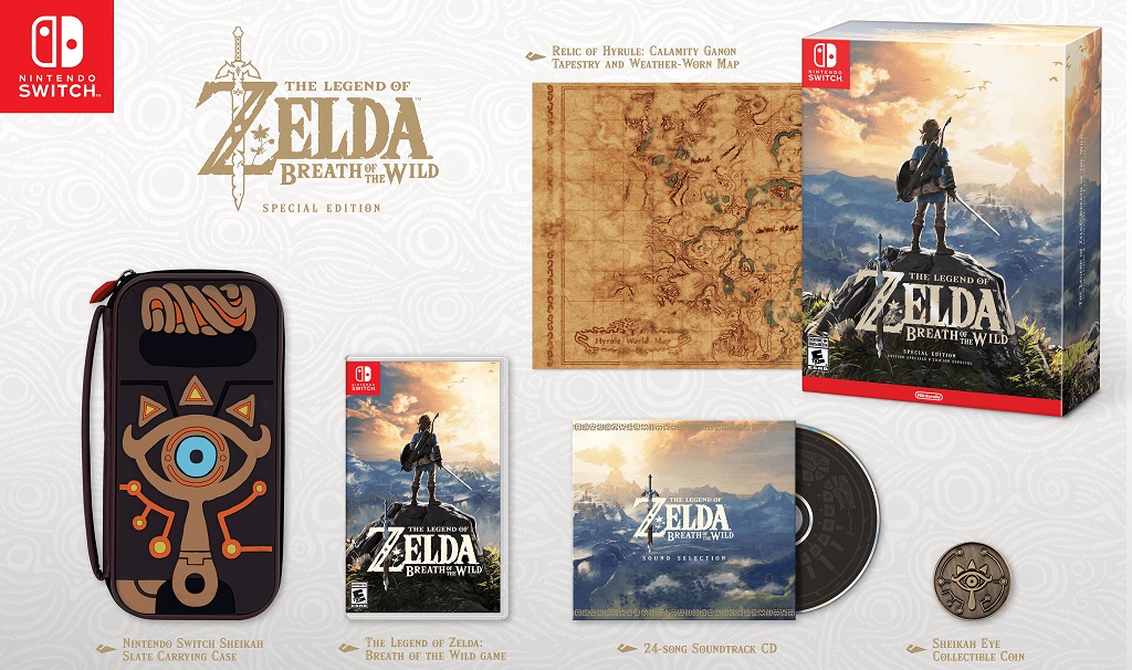 legend of zelda breath of the wild special edition