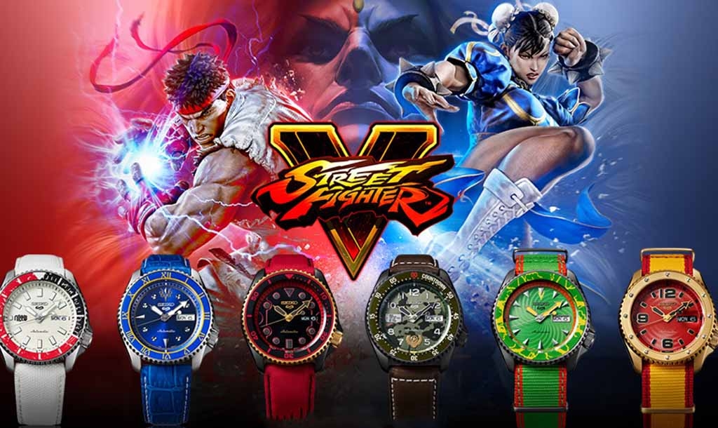 Ρολόγια Street Fighter από την Seiko και την Capcom