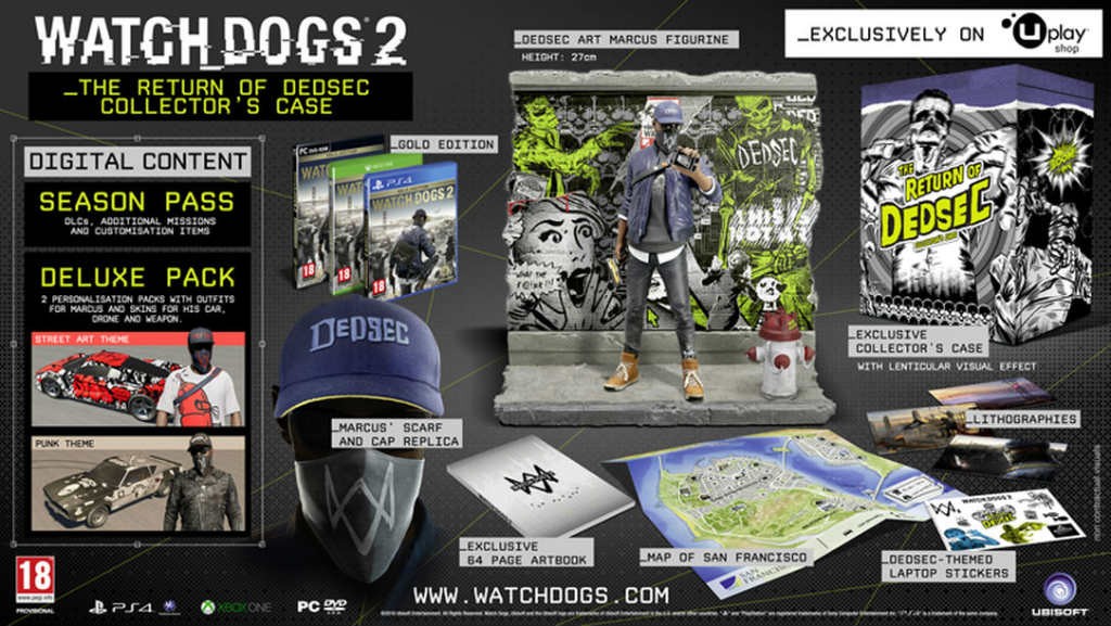 Watch Dogs 2: Collector’s Editions