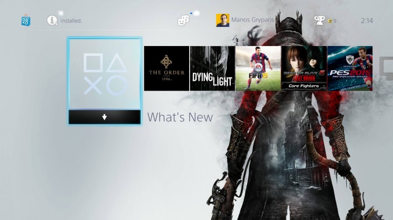 Bloodborne PS4 theme