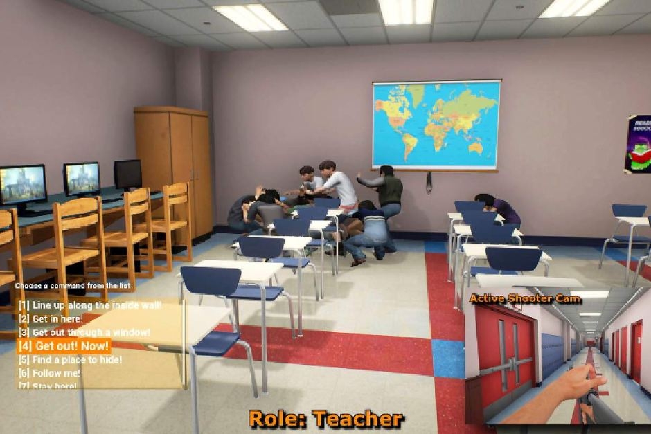 School Shooting Simulator: Εξομοιωτής πυροβολισμών σχολείων