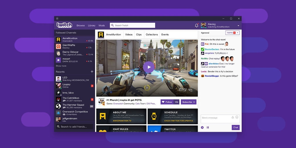 Twitch Pulse και Desktop App