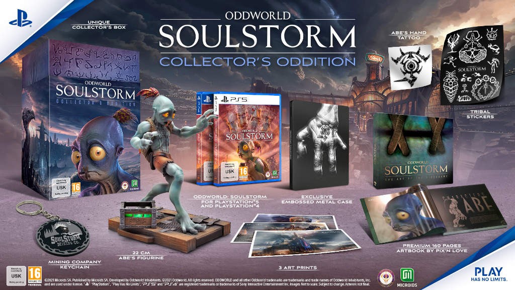 Oddworld: Soulstorm Collector's Editions