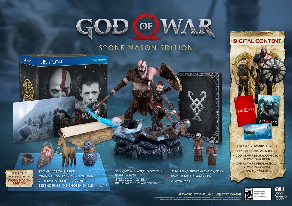 God of War Stone Mason Collector's Edition