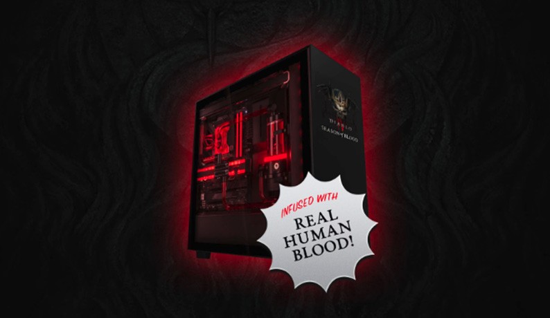 Η Blizzard θα κληρώσει ένα Diablo Gaming PC με υδρόψυξη από ανθρώπινο αίμα!