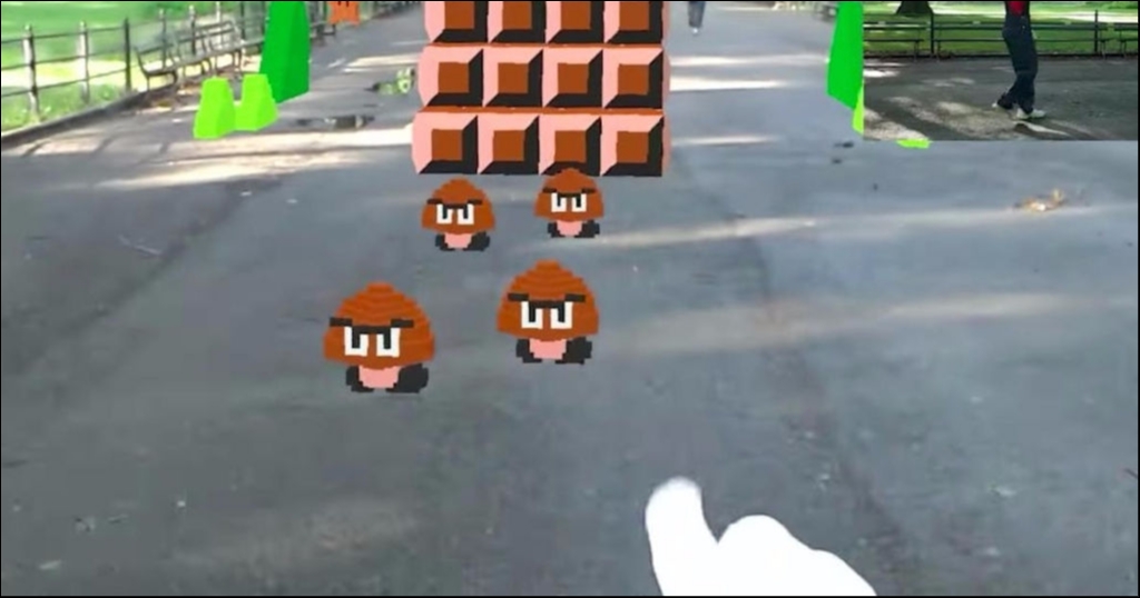 Super Mario Bros. σε AR