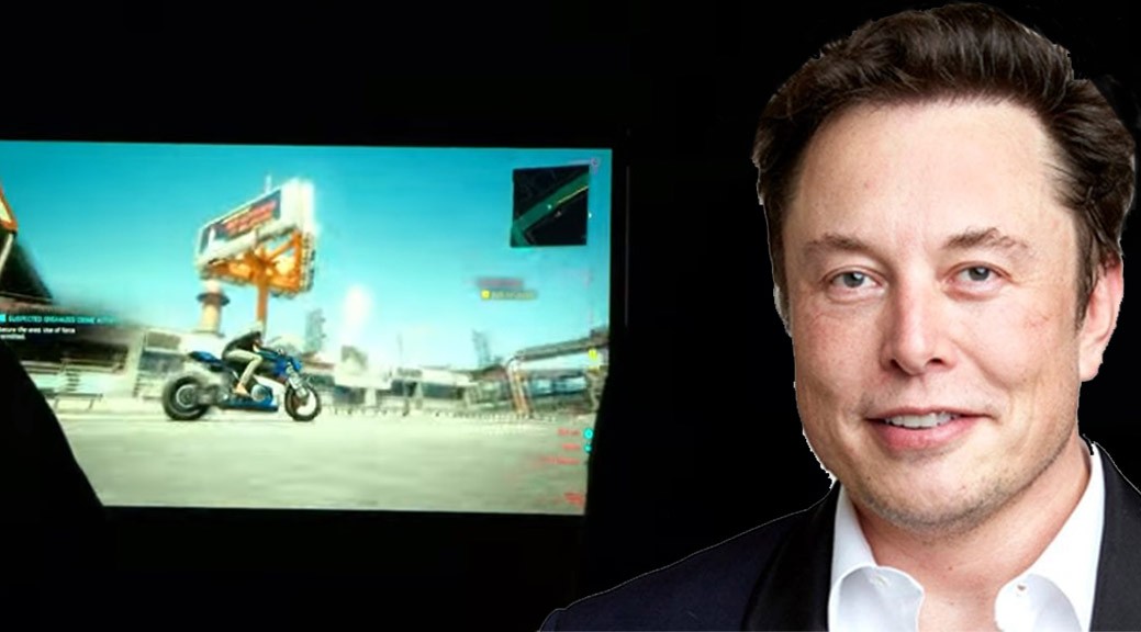 Ο Elon Musk δείχνει το Tesla Model S να παίζει Cyberpunk 2077