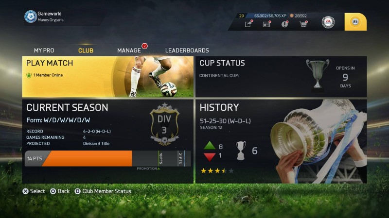 Live: Fifa 15 Division 3