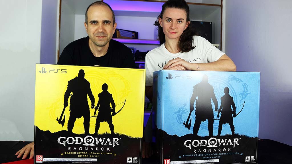 God of War Ragnarok Collector's Editions unboxing