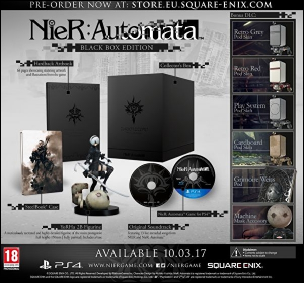 NieR: Automata Collector's Edition και demo