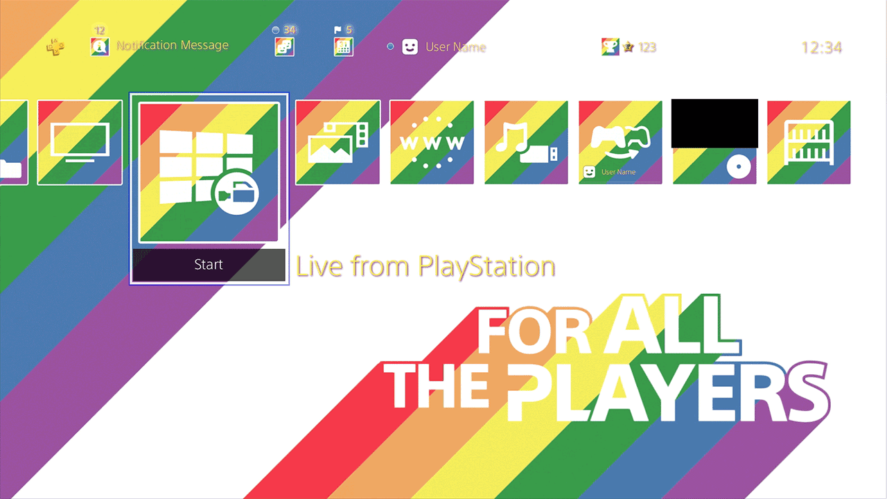 LGBT theme για το PS4