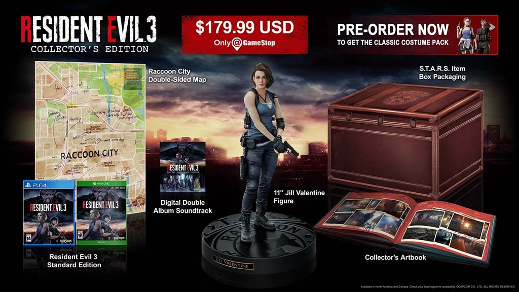 Resident Evil 3 remake Collector's Edition